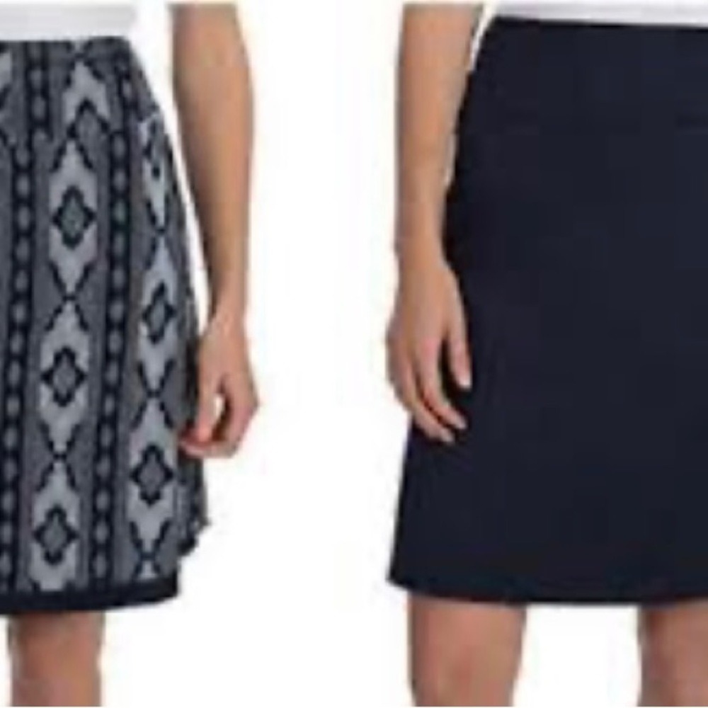 TRANQUILITY BY COLORADO. Reversible Skirt w/Southwestern print/Solid print. Sml.